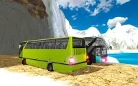 Winter Bus Simulator 2018 Fête de Noël de neige Screen Shot 4