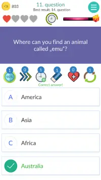 QuizIt - General Knowledge Trivia Quiz Screen Shot 0