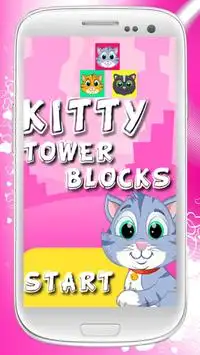 Blocos de Torre de Kitty Screen Shot 1