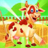 Funny cow cleaning games
