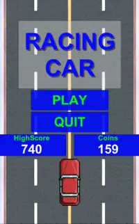 Racing Car Game 2D Screen Shot 1