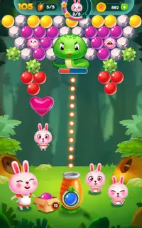 Bubble Bunny: Animal Forest Shooter Screen Shot 21