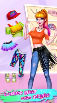 💃🕺Hip Hop Dressup - Fashion Girls Game Screen Shot 2