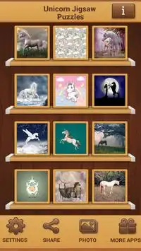 Unicorni Gioco di Puzzle Screen Shot 1