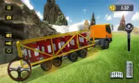 Transport Truck Off-Road Hill Adventure 3D Screen Shot 2