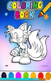 How to color Sonic The hedgehog -for kids-- Screen Shot 3