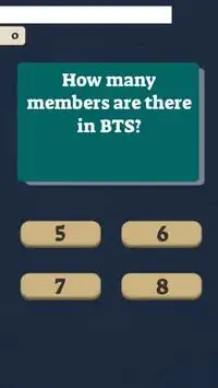 5 SEC BTS QUIZ Screen Shot 1