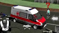 救急車シミュレーションゲーム Screen Shot 1
