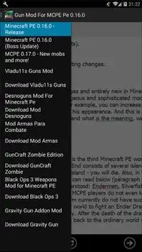 Gun Mod For MCPE Pe 0.17.0 Screen Shot 2