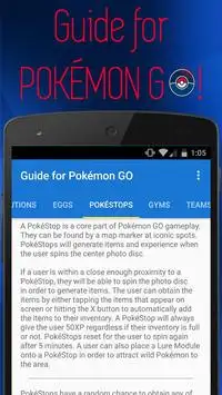 Guide for Pokémon GO Screen Shot 1