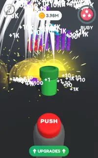 Idle Coin Button: Idle Clicker. Coin pusher game Screen Shot 4