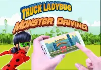 truck ladybug monster driving Screen Shot 0