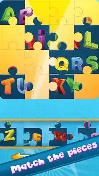 Alfabet Puzzle dla Dzieci Screen Shot 1