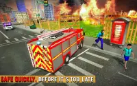 Fire Fighter Truck Real City Heroes Screen Shot 7