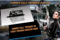 appel de zombie déclencher jeu 3D FPS Screen Shot 0