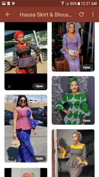 Hausa Skirt & Blouse Styles. Screen Shot 2