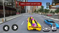 Luxury Wedding Limousine Taxi: 3D Car Driving 2021 Screen Shot 2