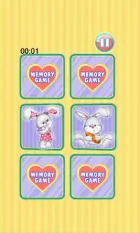 Rabbit Memory Game Screen Shot 1
