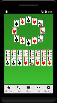 FreeCell Solitaire Screen Shot 0