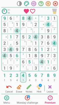 Sudoku: classic puzzle game Screen Shot 1