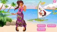 beach girl dress up for free Screen Shot 7