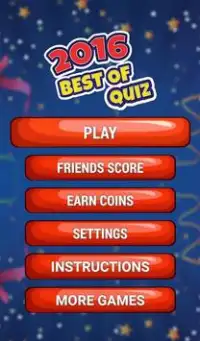 Big Quiz of 2016 – Free Test Screen Shot 6