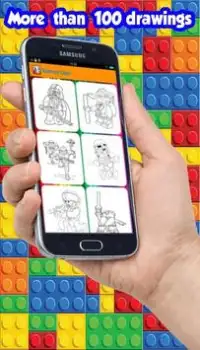 Coloring Pages for Lego Hero Screen Shot 10