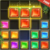 Wooden  Block Puzzle Classic - jewels Game free