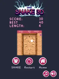 Snake 3D Mobile Screen Shot 10