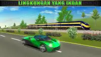 Simulator Racing Mobil vs Kereta Nyata Screen Shot 0