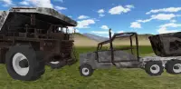Cargo truck Hill driving game Screen Shot 2