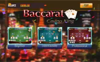 Baccarat: CasinoKing gratis Niet-online spel Screen Shot 0