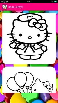 Coloring Book For Kitty Screen Shot 4