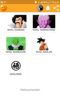 Quiz Saga Dragon Ball Screen Shot 1