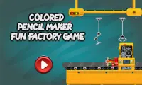 Colored Pencil Maker Fun Factory Game-Color pencil Screen Shot 0