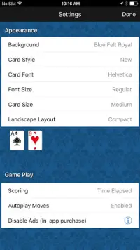 FreeCell Classic Screen Shot 2