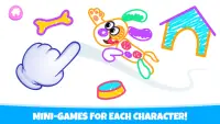Pets Drawing for Kids and Toddlers games Preschool Screen Shot 5