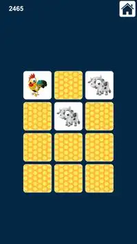 cocokkan kartunya:permainan otak dan puzzle memori Screen Shot 1