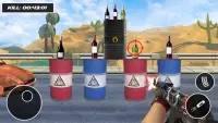 Bottle shooting Gun Games 3D Screen Shot 0