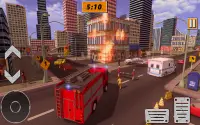 American FireFighter Hero: Fire Truck Simulator Screen Shot 8