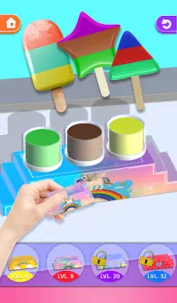 Ice Cream Tie Dye 3D! Dipping Master Riddles ASMR Screen Shot 8