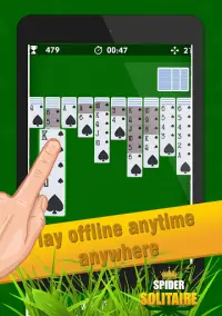 spider solitaire card games for free Screen Shot 9