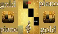 piano gold tiles Screen Shot 6