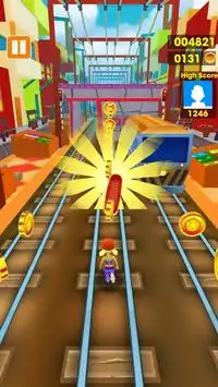 Subway Train - Endless Surf Run 3D Screen Shot 1