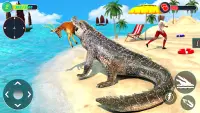 Angry Crocodile - Animal Games Screen Shot 0