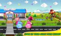 Mr. Fat Unicorn juego de cocina - Giant Food Blogg Screen Shot 1