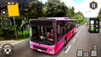 Real City Bus Parking & Driving Sim Pro Screen Shot 3