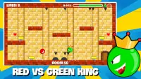 Red Hero Ball vs Green King Screen Shot 3
