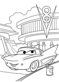 Cars Colouring Screen Shot 1