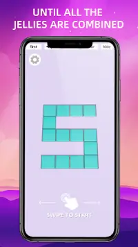 젤리 퍼즐 병합-무료 컬러 큐브 매치 게임 Screen Shot 2